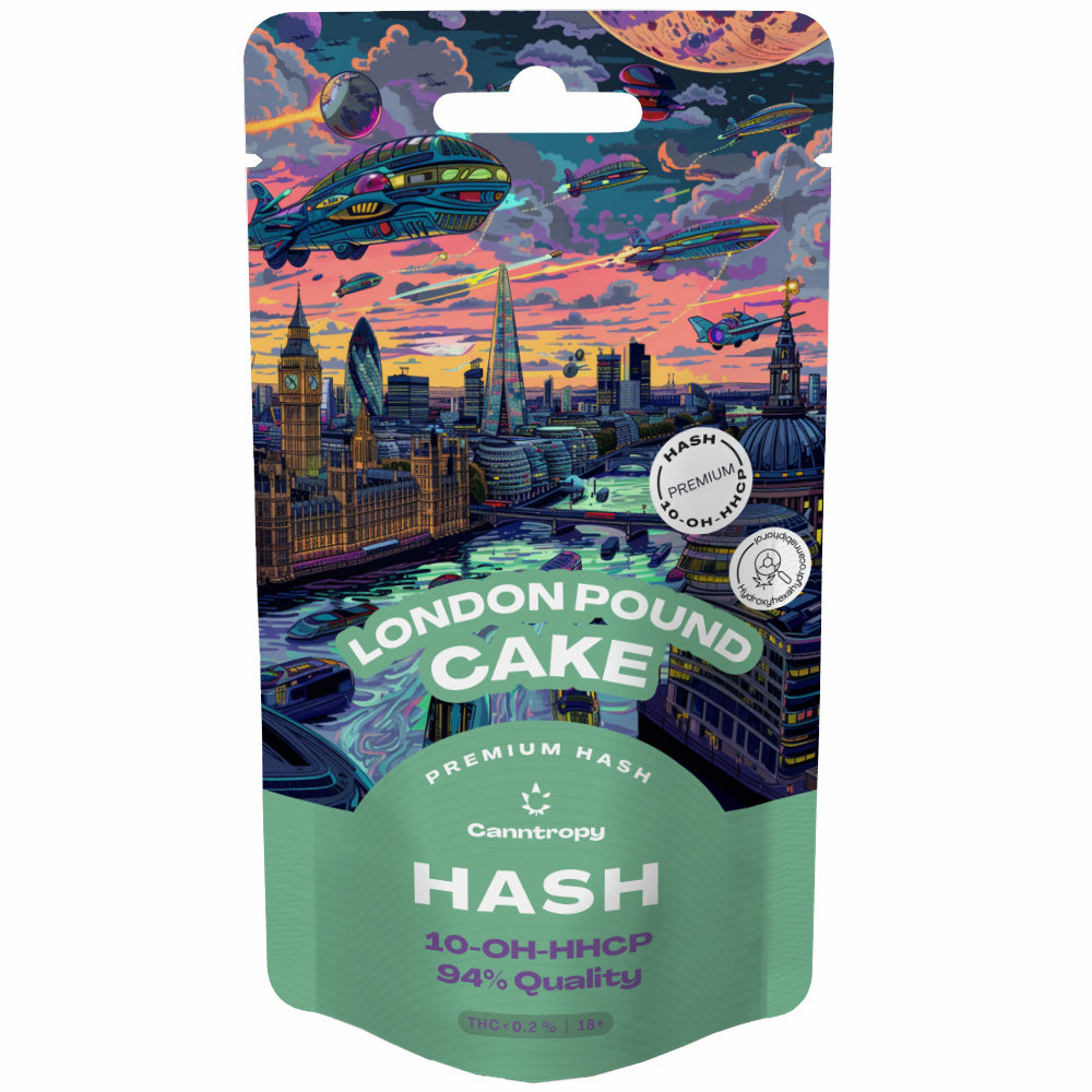 NOVITA' DISPONIBILE - Canntropy 10-OH-HHCP 94% - London Pound Cake Hash 1g