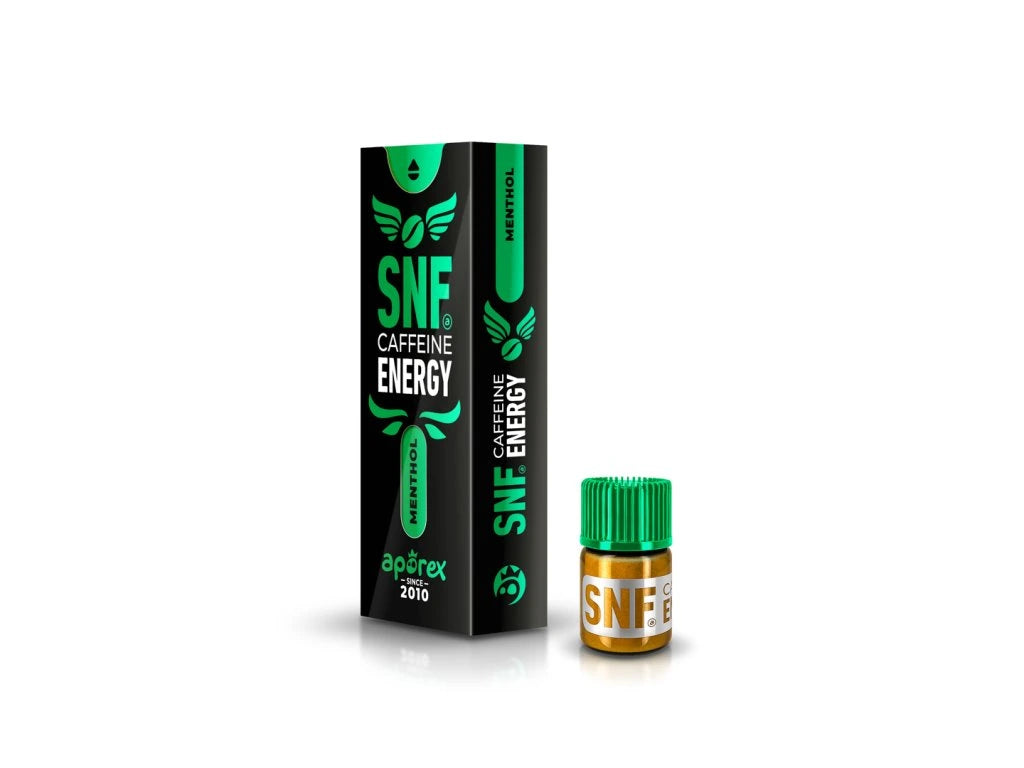 SNF CAFFEINE ENERGY 1g (800mg Caffeina) - Polvere Energizzante -  Stimolante / Energia Istantanea - Naturale - MENTHOL