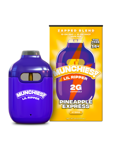 NOVITA' DISPONIBILE - VAPE PEN DELTA MUNCHIES "Pineapple Express" 10-OH-HHC + 10-OH-HHCP 2g - ESCLUSIVA USA