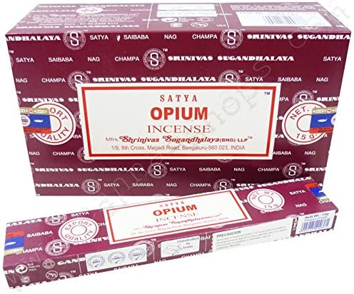Incensi "Nag Champa" Satya - Bastoncini da 15g (diversi gusti) - Opium