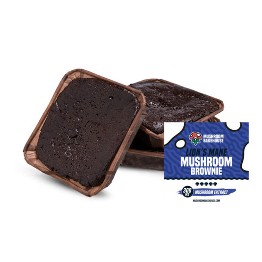 Brownie con Funghi Criniera di Leone 300mg - Cannabis Bakehouse