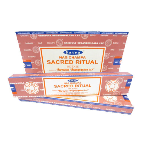 Incensi "Nag Champa" Satya - Bastoncini da 15g (diversi gusti) - Sacred Ritual