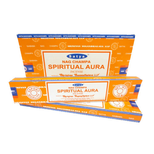 Incensi "Nag Champa" Satya - Bastoncini da 15g (diversi gusti) - Spiritual Aura
