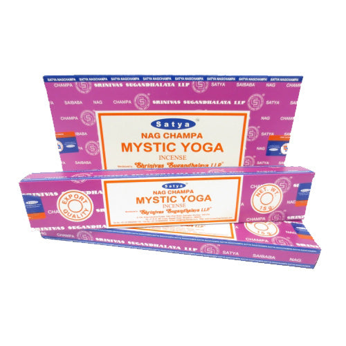 Incensi "Nag Champa" Satya - Bastoncini da 15g (diversi gusti) - Mystic Yoga