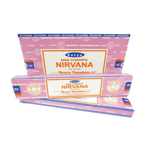 Incensi "Nag Champa" Satya - Bastoncini da 15g (diversi gusti) - Nirvana